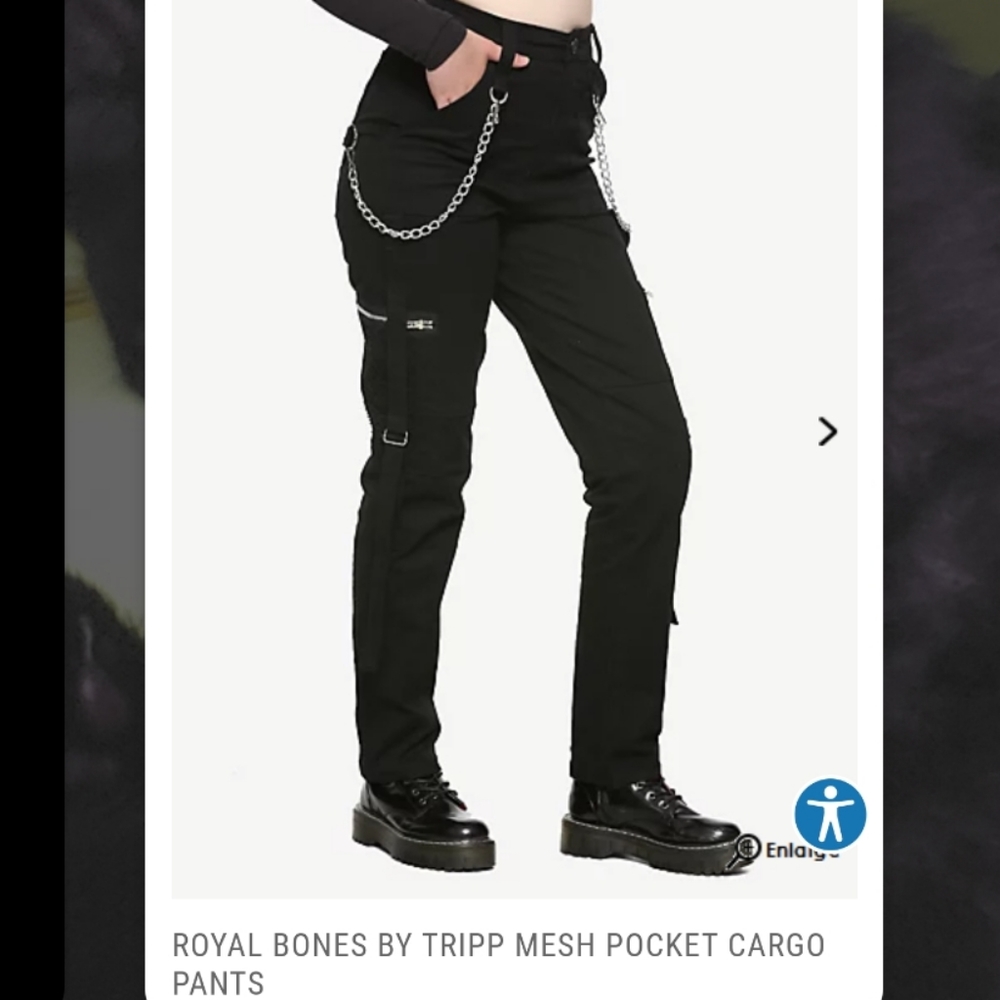 Royal bones by tripp NYC cargo pants